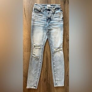 Good American Size 4/27 Distressed Jeans